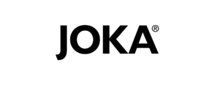 Logo Joka |Partner Logo von JOKA in schwarzer Schrift.